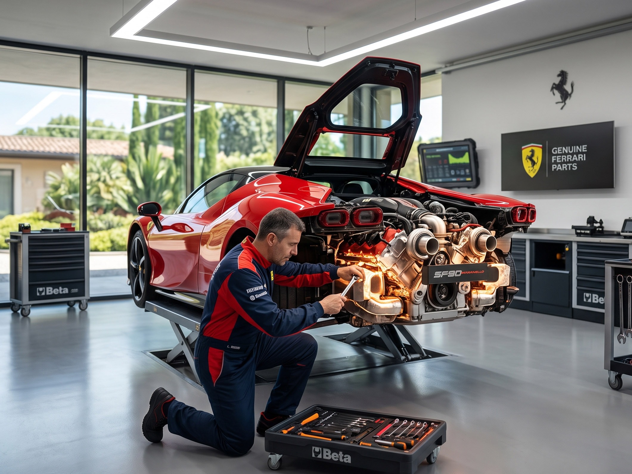 Ferrari Repair in Dubai